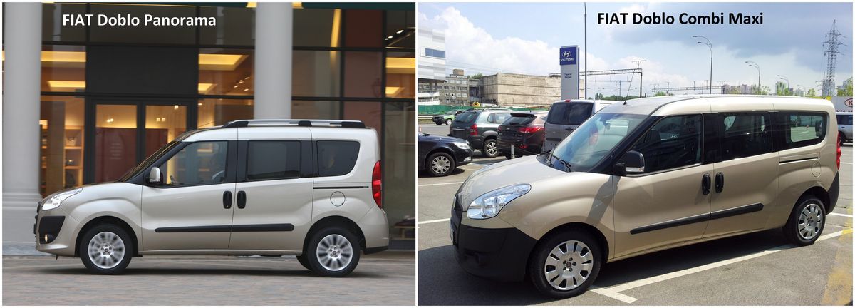 FIAT Doblo Panorama und Combi Maxi – Vergleich, Foto 1